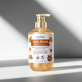 Sweet Almond Whitening Body Wash bottle for radiant skin support, body cleansing, and everyday shower routine use.