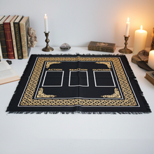 Tarot Card Altar Cloth for Beginners, 18x18 inch fabric detail