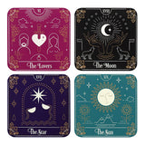 Tarot Card Coaster Set drink coasters with mystical card-inspired artwork for daily beverage use and gothic home decor.