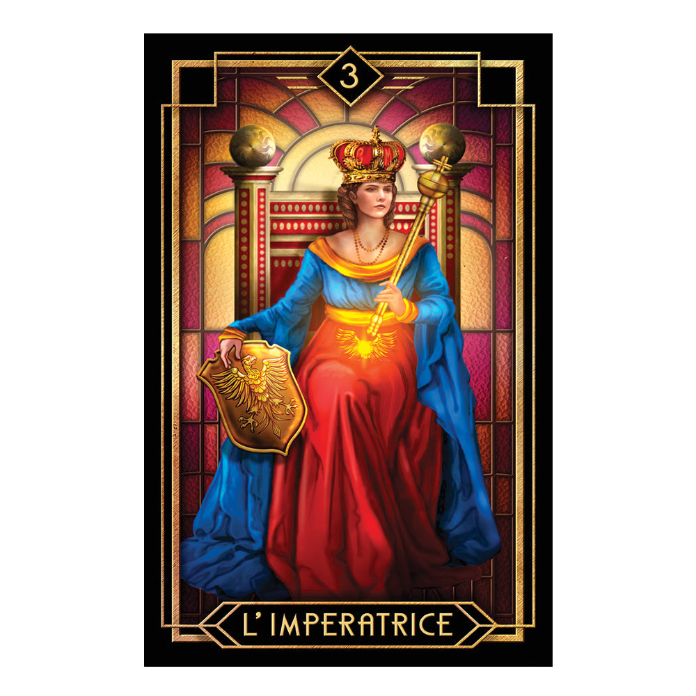 Tarot Decoratif sample tarot card, set B