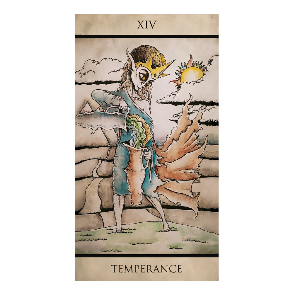 Tarot Nuages sample tarot card, set D