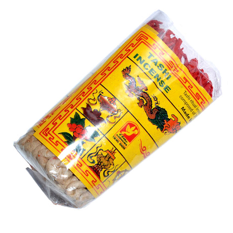 Tashi Rope Incense 45 ropes for meditation, blessing rituals, and daily Tibetan practice.