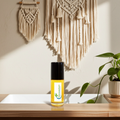 Tea Tree Body Oil bottle — clean crisp herbal tea tree fragrance oil for daily wear, active routines, and morning rituals.