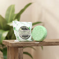 Tea Tree Essential Oil Shampoo Soap Bar 60g with eco-friendly packaging on white background.