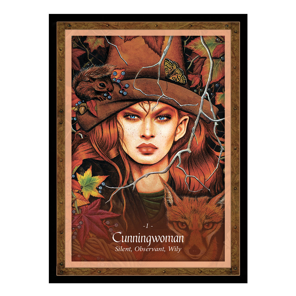 The Faery Forest oracle deck sample card, set B