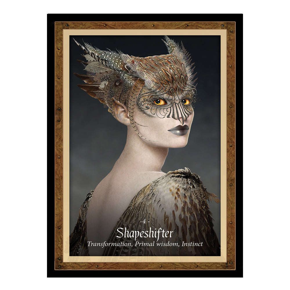 The Faery Forest oracle deck sample card, set C