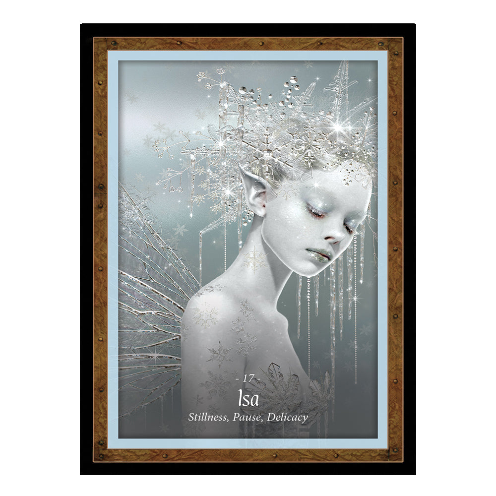 The Faery Forest oracle deck sample card, set D