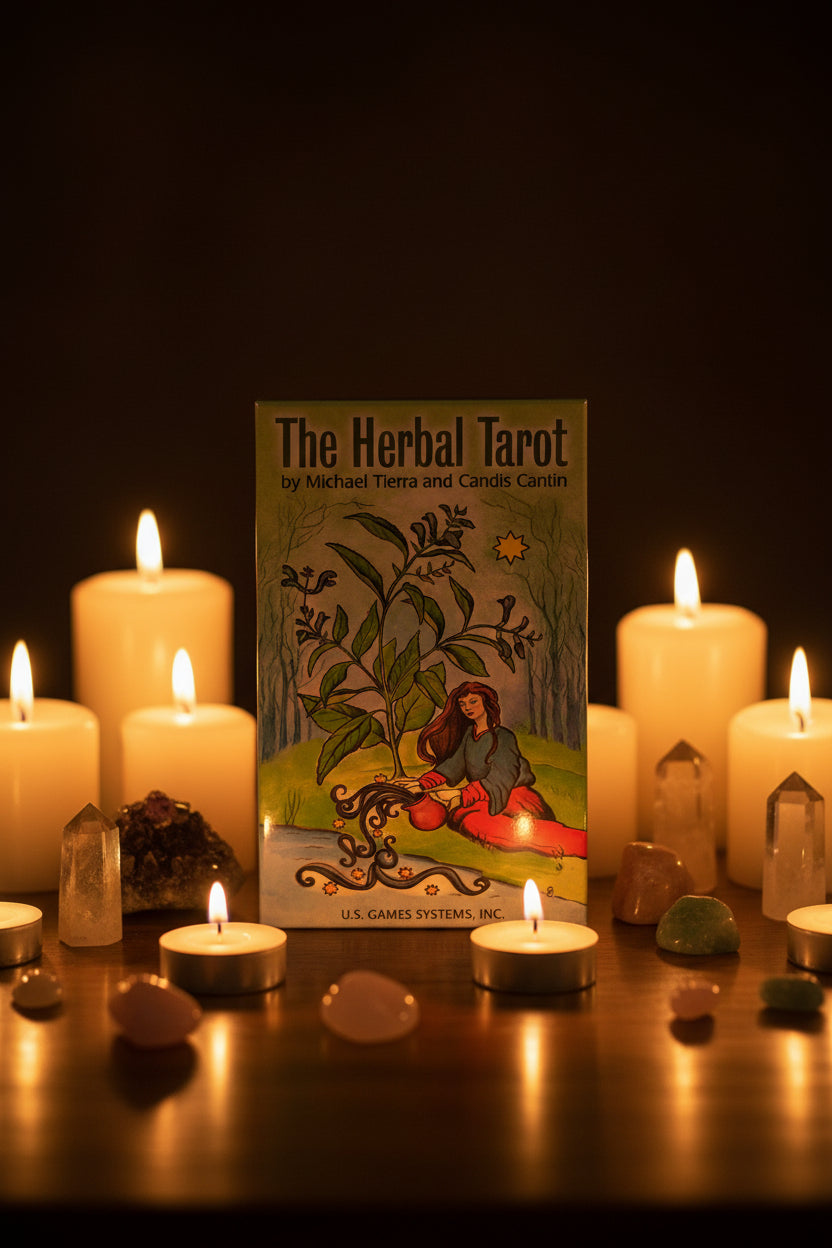 The Herbal Tarot deck sample card, set A
