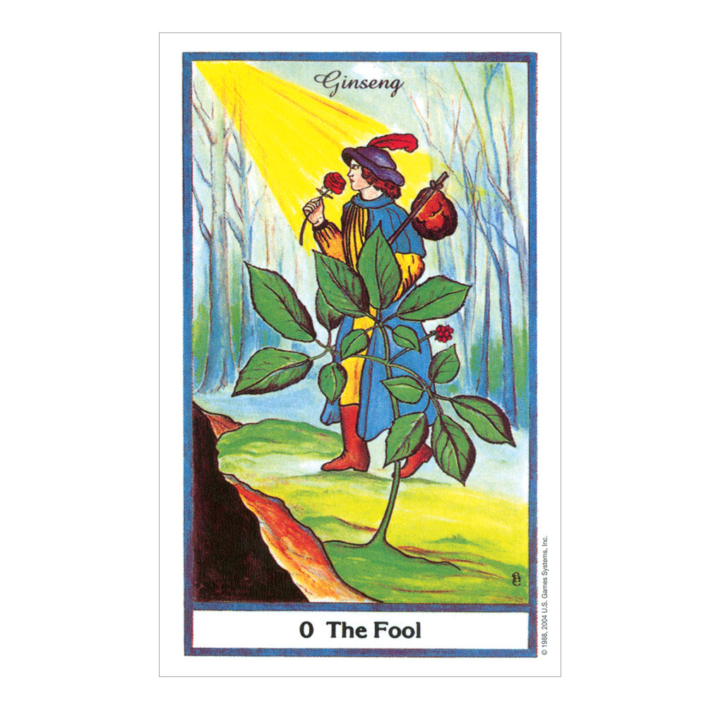 The Herbal Tarot deck sample card, set B