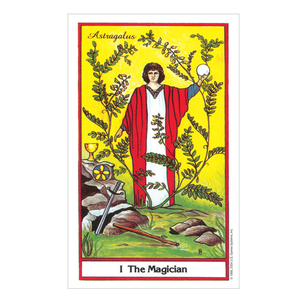 The Herbal Tarot deck sample card, set C