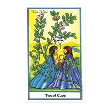 The Herbal Tarot deck sample card, set D