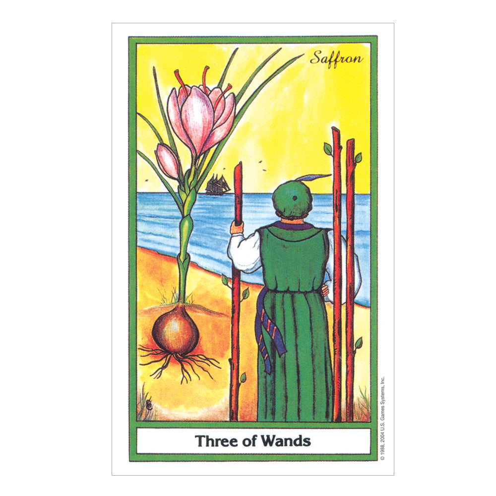 The Herbal Tarot deck sample card, set E