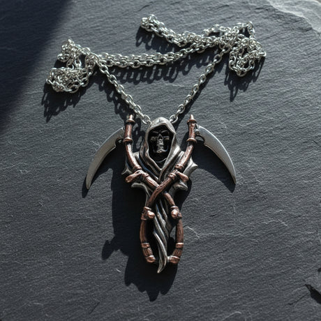 The Reapers Arms Pendant necklace, view A