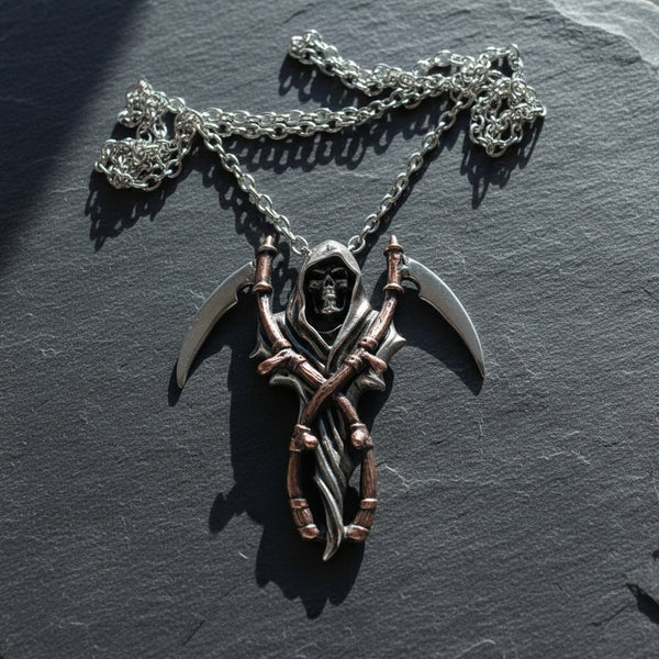 The Reapers Arms Pendant necklace, view A