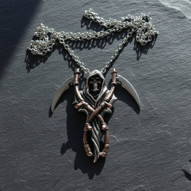 The Reapers Arms Pendant necklace, view A