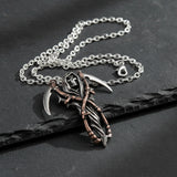 The Reapers Arms Pendant necklace, view B
