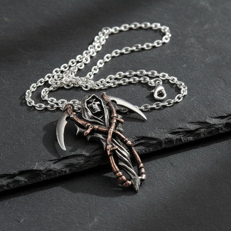 The Reapers Arms Pendant necklace, view B