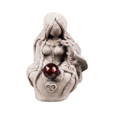 Tiamat Dragon Goddess figurine statue for fantasy decor, altar display, and collectible shelf styling.