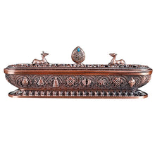 Tibetan alloy burner for incense rituals, spiritual ceremonies, and peaceful home fragrance use.