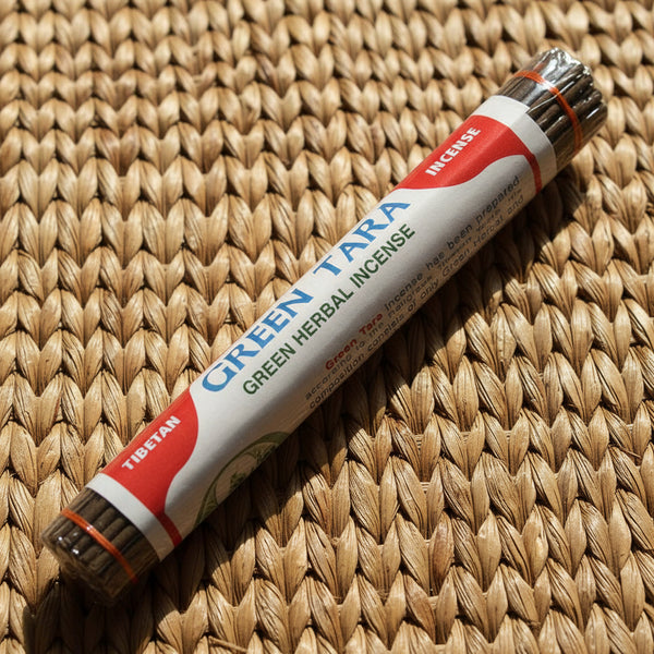Tibetan Green Tara Herbal incense sticks 8 inch pack