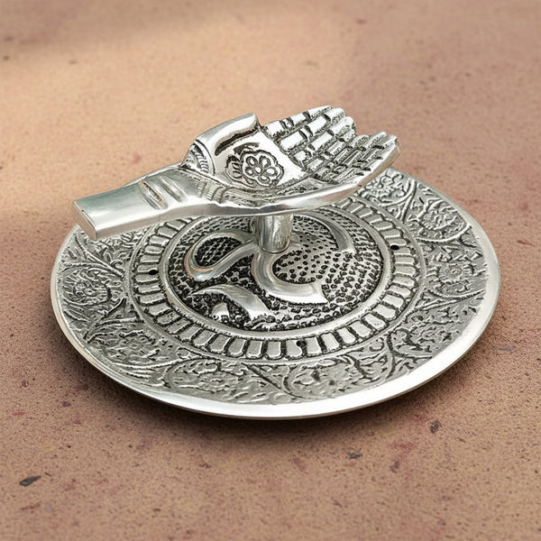Tibetan Offering Hand incense burner holder for incense sticks during meditation and ritual use