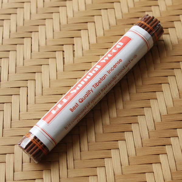 Tibetan Red Sandalwood incense sticks 8 inch pack