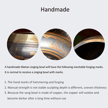 Tibetan singing bowl meditation set for mindfulness training, spiritual practice, and sound therapy use.