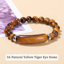 Tiger Eye & Amethyst bar bracelet jewelry for daily accessorizing, fashion styling, and gemstone-inspired wear.