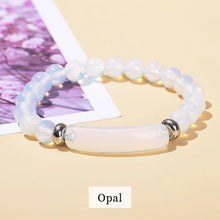 Tiger Eye & Amethyst jewelry bar bracelet for everyday accessorizing, crystal-inspired fashion, and gift-ready wear.