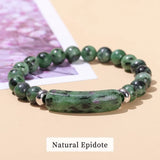 Tiger Eye & Amethyst polished stone bracelet for refined jewelry looks, everyday accessorizing, and crystal fashion use.