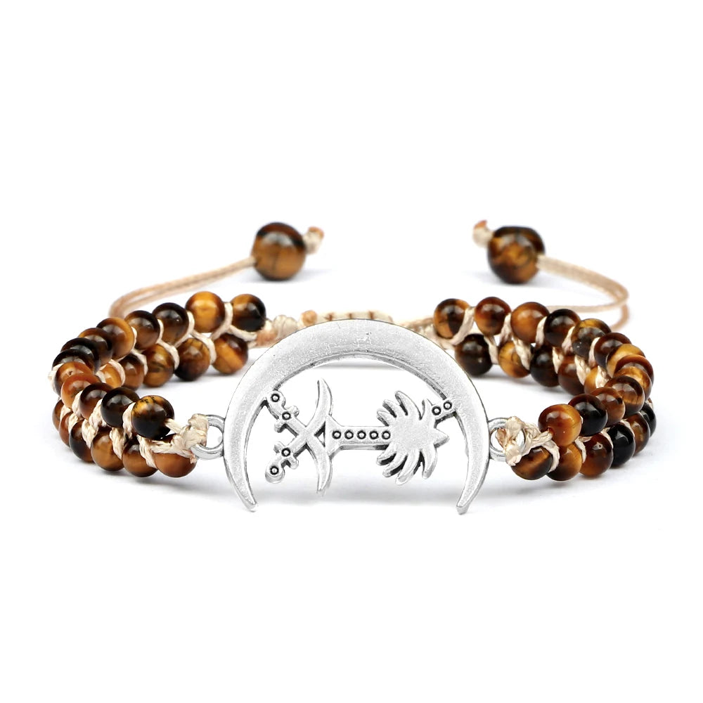 Tiger Eye beaded charm stretch bracelet for easy everyday wear, gemstone jewelry use, and layered bracelet looks.