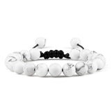 Black Lava Stone & Tiger Eye Crown Bracelet diffuser bracelet for essential oil use, grounding, and wellness routines.