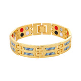 Titanium Link Magnetic Therapy Bracelet for everyday accessory wear and magnetic wellness support.