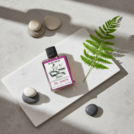 To Get Rid Of Wish Oil cleansing oil bottle for clearing negative intentions, ritual use, and spiritual cleansing.