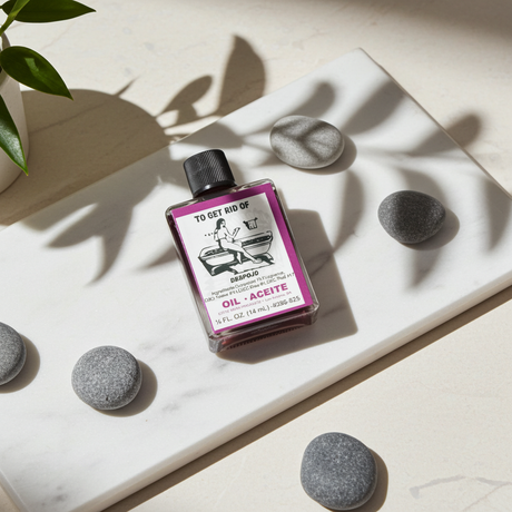 To Get Rid Of Wish Oil spiritual clearing oil bottle for energy cleansing, wish removal, and ceremonial practice.