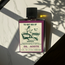 To Get Rid Of Wish Oil spiritual oil bottle for ritual cleansing, intention clearing, and removing unwanted wishes.