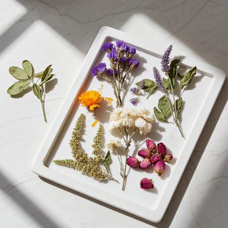 TooGet 9-Bag Dried Flowers & Herbs Set dried flower and herb kit for handmade crafts, floral projects, and natural home décor.