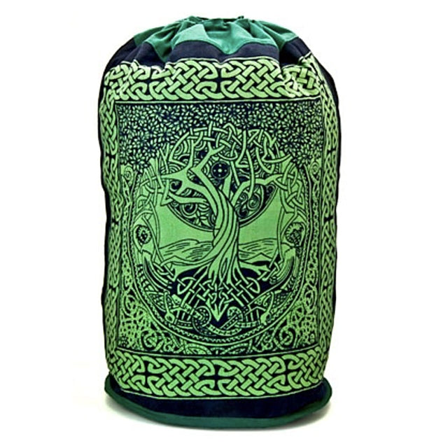 Tree of Life Backpack featuring an embroidered tree of life design