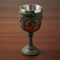 Tree of Life Goblet, 6.75 inch, for ritual and ceremonial drinkware use