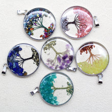 Tree of Life healing stone pendants set of 6 for crystal jewelry making, spiritual accessories, and thoughtful present giving.