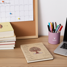 Tree of Life journal with 50 unlined cotton pages for writing, sketching, and personal journaling.
