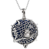 Tree of Life lava stone diffuser necklace for absorbing essential oils during aromatherapy, grounding, and everyday wear.