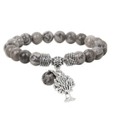 Tree of Life natural bead jewelry bracelet for everyday accessory wear, spiritual fashion styling, and meaningful gift giving.