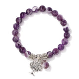 Tree of Life Natural Beaded Charm Bracelet stretch bracelet for everyday wear, spiritual styling, and meaningful gift giving.