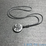 Tree of Life Natural Obsidian necklace pendant for healing rituals, grounding energy, and meaningful gift wear.