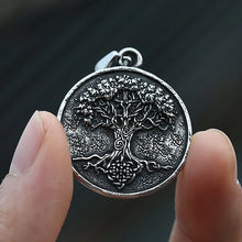 Tree of Life pendant stainless steel vintage necklace for casual outfits, spiritual jewelry use, and meaningful everyday wear.