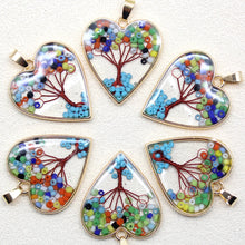 Tree of Life stone charms for jewelry making, pendant crafting, and everyday spiritual accessory use.