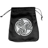 Tree of Life velvet divination deck pouch for storing tarot and oracle cards, travel protection, and reading sessions.