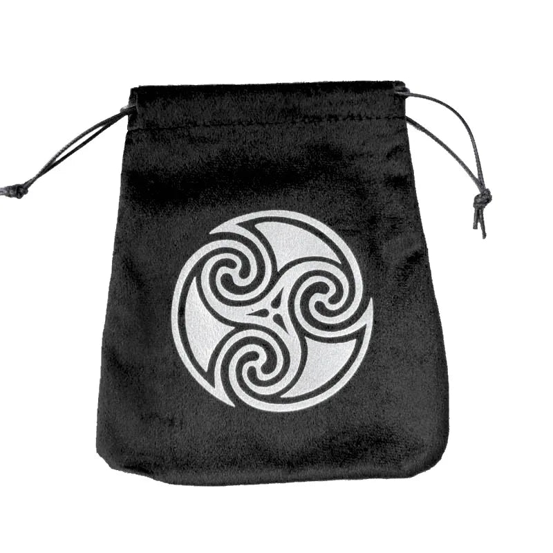 Tree of Life velvet divination deck pouch for storing tarot and oracle cards, travel protection, and reading sessions.