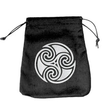 Tree of Life velvet divination deck pouch for storing tarot and oracle cards, travel protection, and reading sessions.